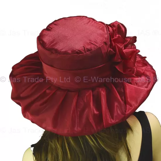 Spring Race Carnival Derby Day Church Wedding Women Ladies Organza Evening Hat