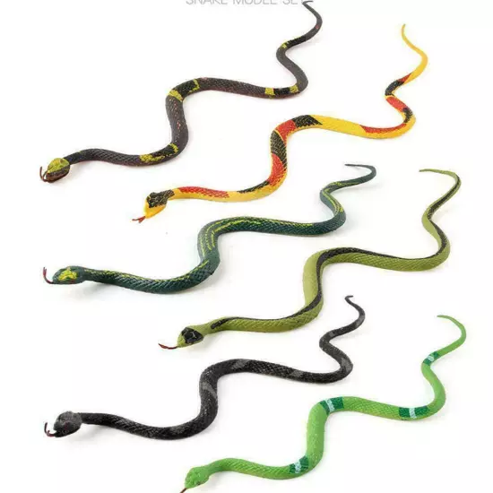 1Set Simulation Python Model Toy Realistic Snake Scary Halloween Prank Toy US