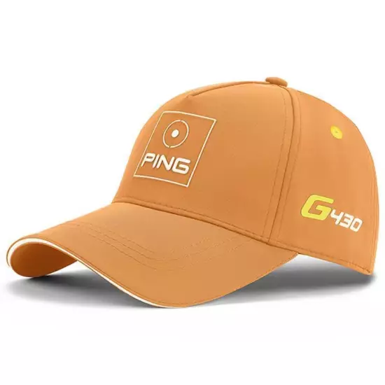 The PING Classic Golf Cap is adjustable by one size to fit most baseball caps/