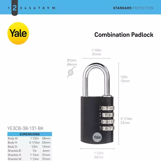 2 Pack 4 Digit Combination Lock Outdoor Waterproof Padlock for School Gym Locker