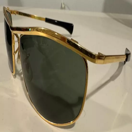 Ray Ban B&L Vintage Olympian Gold Frame Sunglasses L2055