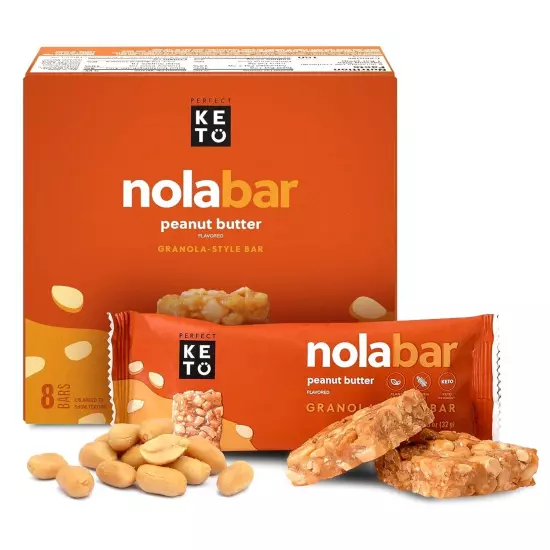 Nola Bars | Gluten-Free Keto Granola Bars with Zero Added Sugar | Enjoy a Che...