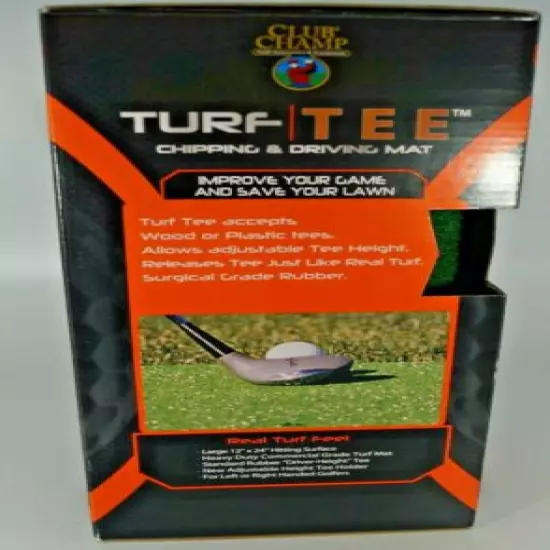  NEW CLUB CHAMP TURF TEE professional Chipping & Driving Large mat 12 by 24