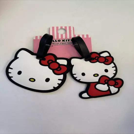 Hello Kitty Bag Tag Luggage Tags- set of 2 (Sanrio 2023)