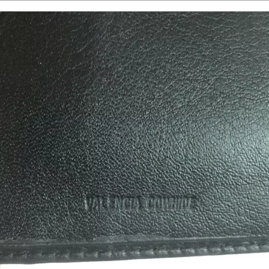 USA Gymnastics Travel Wallet Folio Passport Holder Black Cowhide Leather