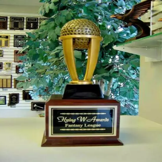 GOLF PERPETUAL TROPHY 16 YEAR AWARD 13 INCHES TALL P*TRC-47/5 3 SIZES SMALL ~