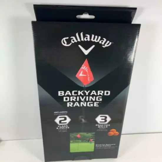 Callaway Backyard Practice Driving Range Golf Flags For Yard, 6.5 Ft 2 Pack NEW 