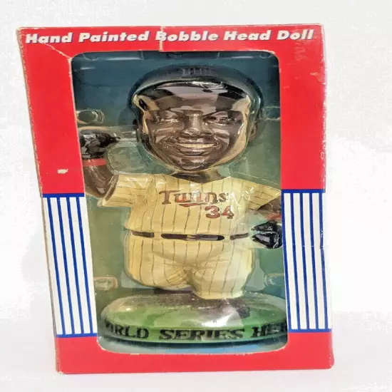 Kirby Puckett | Minnesota Twins #34 | Hand Painted Bobblehead Collectible