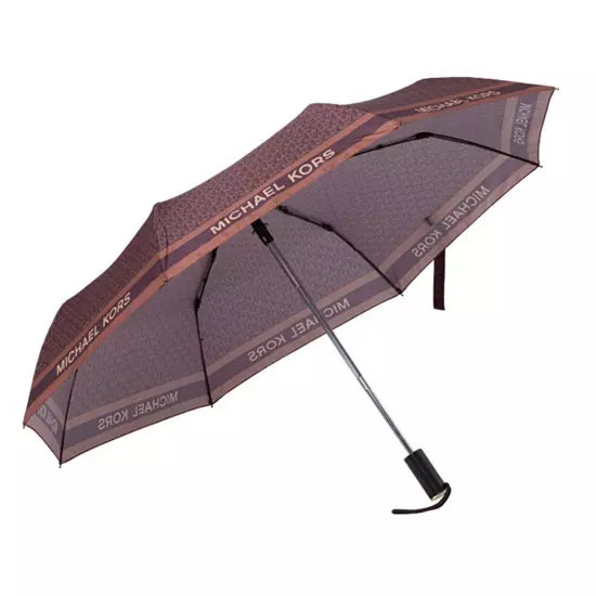 Michael Kors Umbrella Travel Braun New