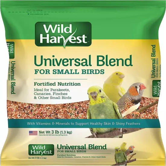 3lb Small Bird Food-high Vitamin Seed Bird Food for Canaries, Parakeet , Finches