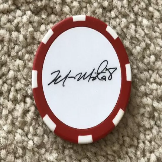 Marcus Mariota Poker Chip Golf Ball Marker Motive8 Foundation