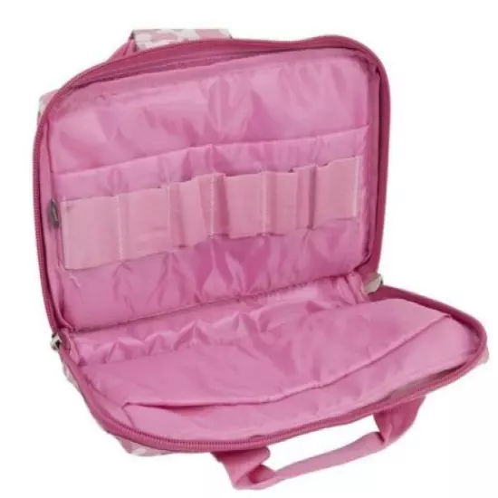 VISM Discreet Pistol Case Handgun Go Bag Range Gear Shooting Hunting PINK CAMO-