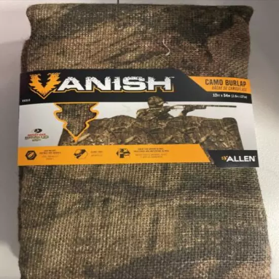 Allen Vanish Camo Lightweight Burlap 12ft X 54in Mossy Oak Break Up #25312