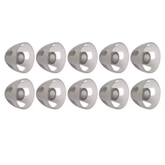 Premium Ear Tips 10 Pack Hearing Aids Replacement Soft Silicone Earbud Tips