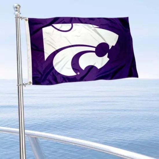 Kansas State University KSU Boat and Golf Cart Flag