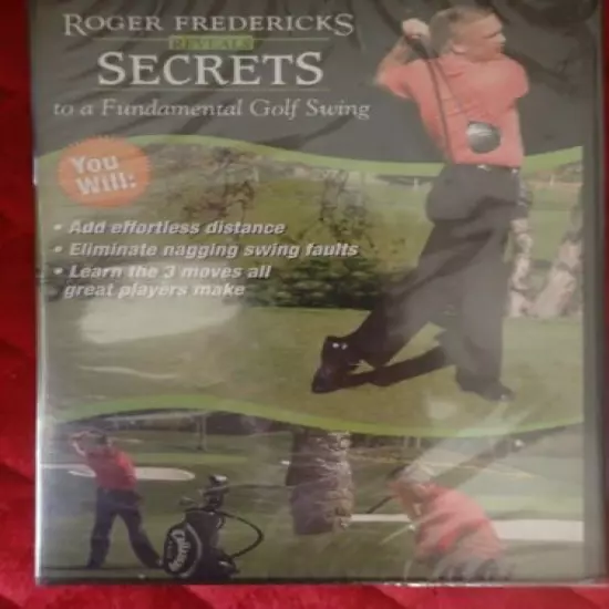 Lot of THREE(3) - Roger Fredericks - Reveals - Secrets of Golf Swings