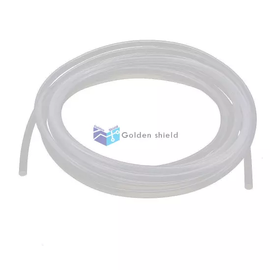 5M Length 4mm x 6mm Transparent Silicone Rubber Tubing Hose Pipe #