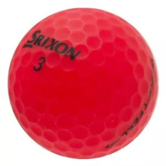 120 Srixon Soft Feel Matte Red Near Mint Used Golf Balls AAAA *Free Shipping!*