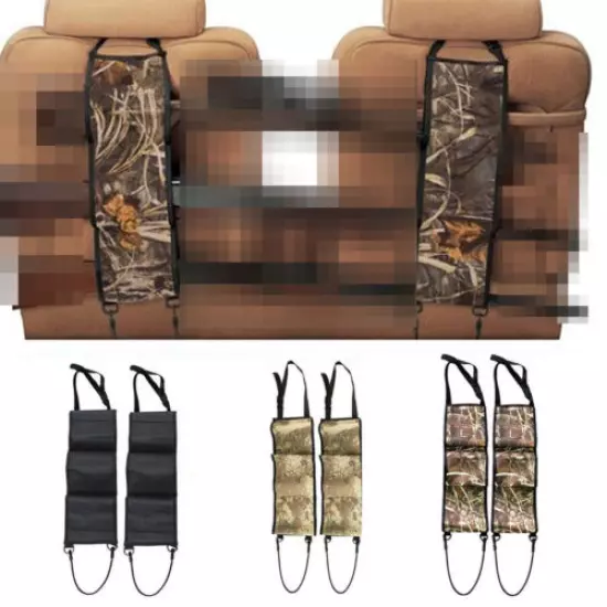 Front Seat Back Rest Pocket Gun Sling Rack Camouflage Hanging Bag For Car Truck 