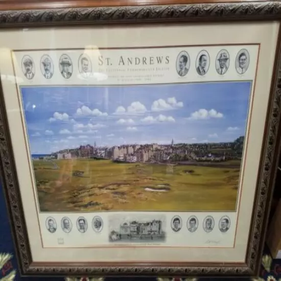 St Andrews large print framed Centennial Commemorative Edition picture