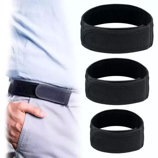 2X No Buckle Elastic Belts Fits 1 inch Belt Loops Buckle Free Waist Belts New