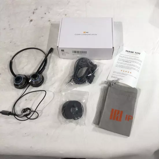 Microphone & HD Speakers TruVoice HD-550 Dual Ear Headset with Noise Canceling