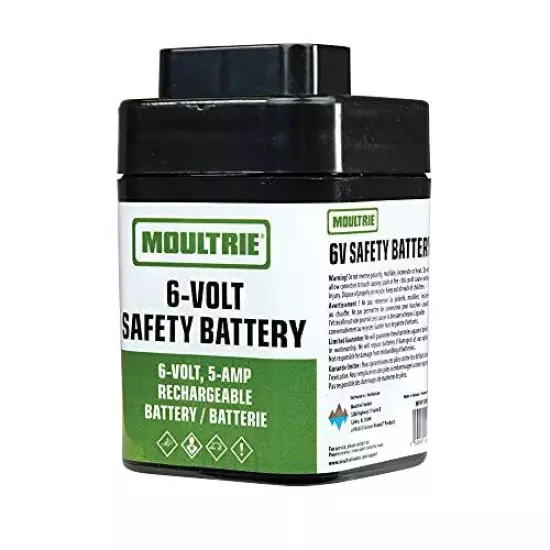 Moultrie MFHP12406 6-Volt 5-Amp Rechargeable Safety Battery Multi Multi 