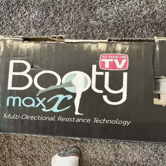 New In Box Booty MaxX As Seen On TV Muscle Toning Exercise W/ Resistance Bands