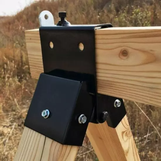 2x4 Heavy Duty Target Stand Bracket Fit Wood Lumber for Hunting Shooting Train