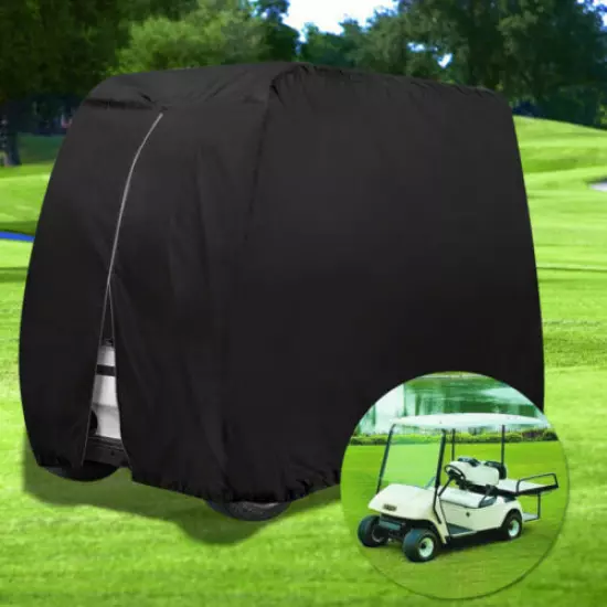 Waterproof Golf Cart Cover 4 Passenger Dustproof Storage for EZ Go Club Yamaha