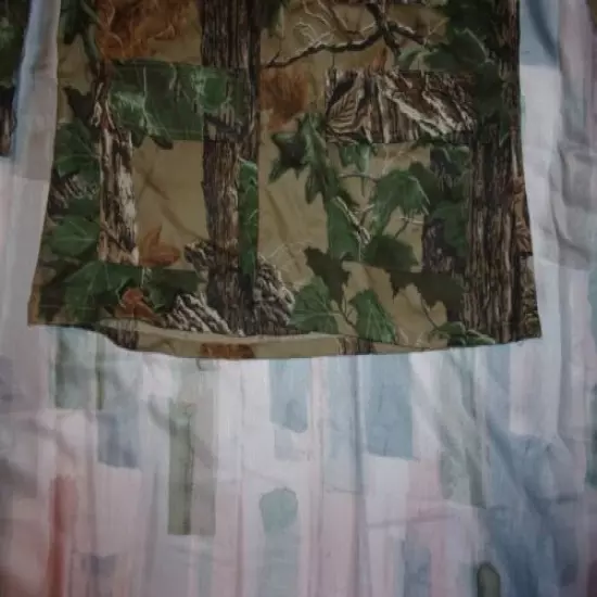 ATLANCO REALTREE CAMOUFLAGE TREES LEAVES HUNTING COMBAT TACTICAL JACKET SMALL