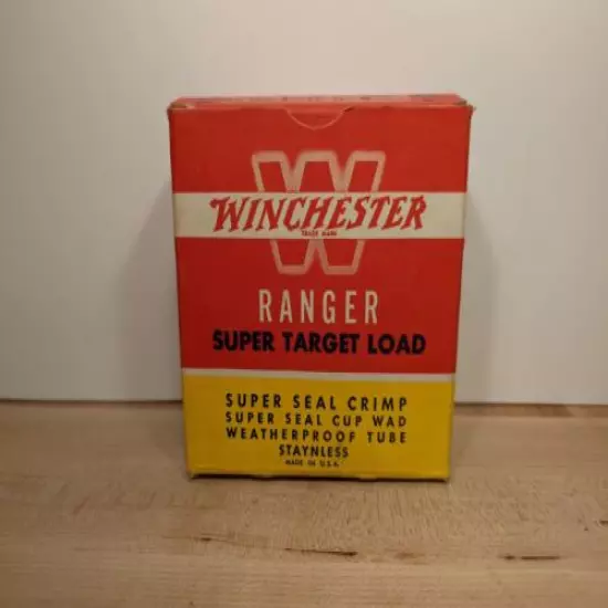 VINTAGE WINCHESTER Ranger Super Target Load 12 Ga Empty Shotshell Box Only