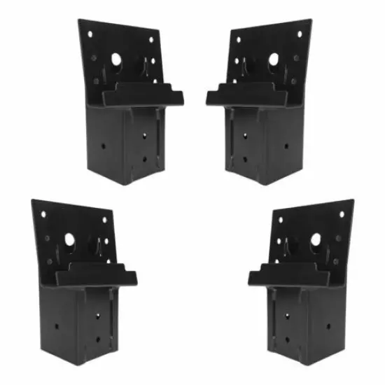 Mofeez Outdoor 4x4 Compound Angle Elevator Brackets for Deer Stand Hunting Bl...