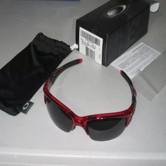 Oakley OO9144-20 Half Jacket 2.0 Sunglasses CRYSTAL RED ! super rare! ONLY ONE!