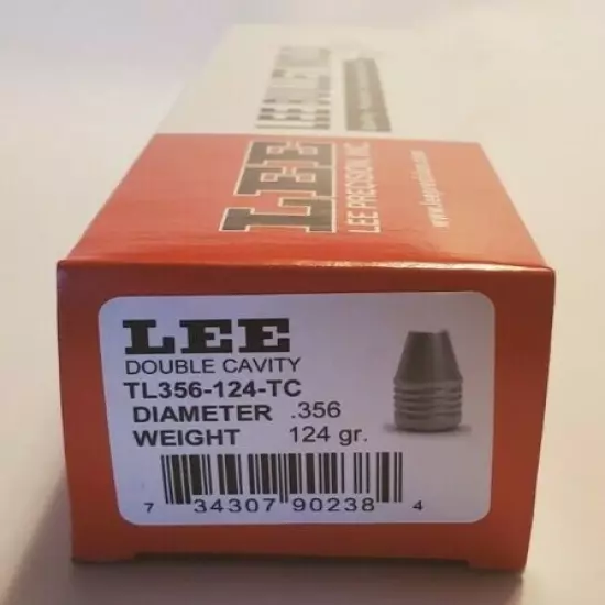 LEE 90238 2-Cavity Bullet Mold .356 diameter 124 grain TL356-124-TC *SHIPS FAST*