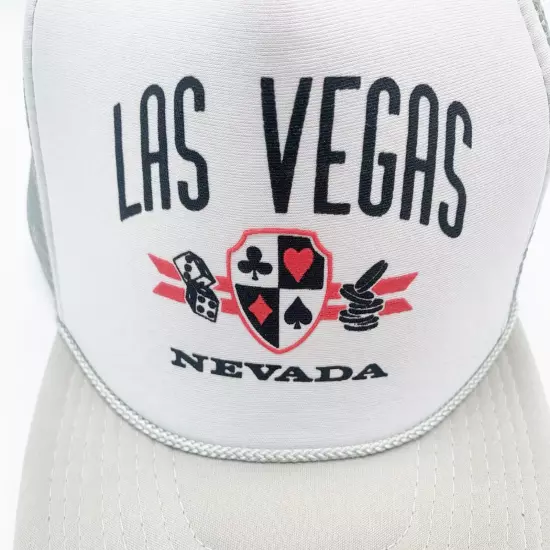 Vintage Las Vegas Nevade LAC Trucker Mesh Snapback Hat Cap