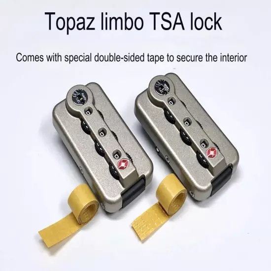 New Rimowa TSA006 [ Titanium ] Luggage Suitcase Dial Lock Set of 2 Genuine Parts