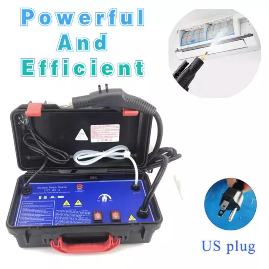 1700W 110V New Commercial Portable Steam Cleaner Car Upholstery Cleaning Machine