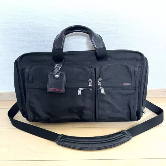 Tumi Expandable Organizer Briefcase Black