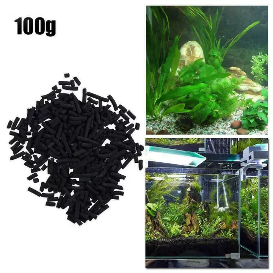 1 Bag of 100g Activated Carbon Charcoal Pellets Aquarium Filters Fish Tank US