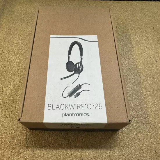 Plantronics Blackwire C725 Stereo USB Wideband ANC Headband Computer Headset