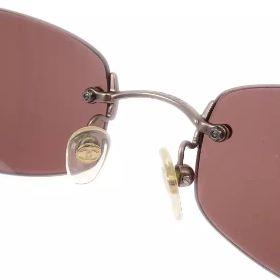 Chanel Sunglasses Eyewear Brown Small Good L71429 54□19 123801