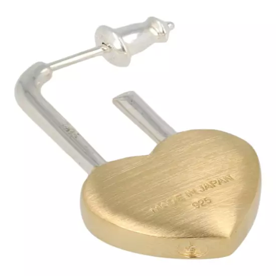 AMBUSH Unisex-Adult Small Heart Padlock Single Earring