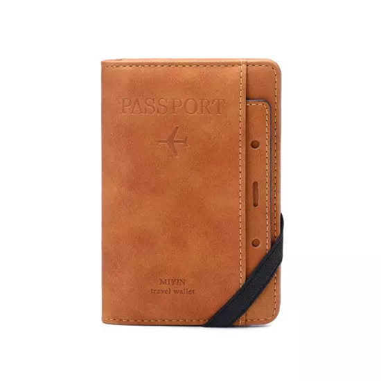 Passport Holder Cover with Card Slot Wallet Case Travel Must Have RFID Blocking