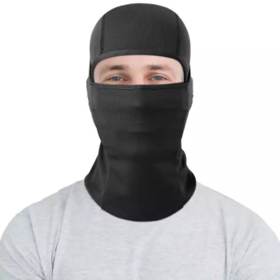 100PCS Men Windproof Balaclava Motorcycle Helmet Liner Hat Full Face Mask Cover