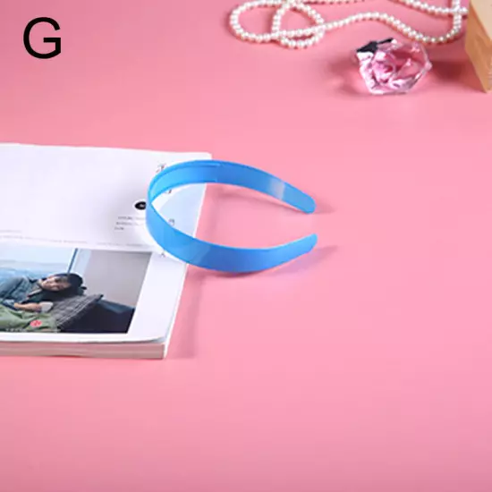 Fashion Plastic Non-Slip Wide Hair Hoop With Teeth Headband Women Headwear Gift