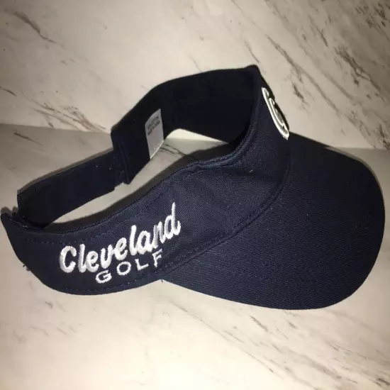 Cleveland Golf Men’s Navy Blue Adjustable Strap Back Golf Visor