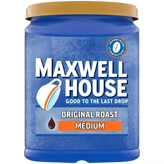 Maxwell House Original Roast Ground Coffee, 42.5 oz. Canister Free Shipping