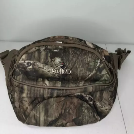 RedHead Camo Fanny Pack Hunting Bag Hiking Fishing Large RealTree Padded Lumbar