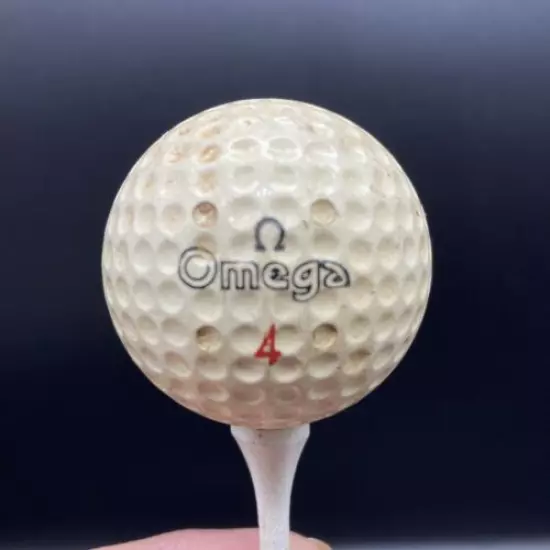 RARE, Scarce Early Vintage Omega 4 Faultless Golf Ball